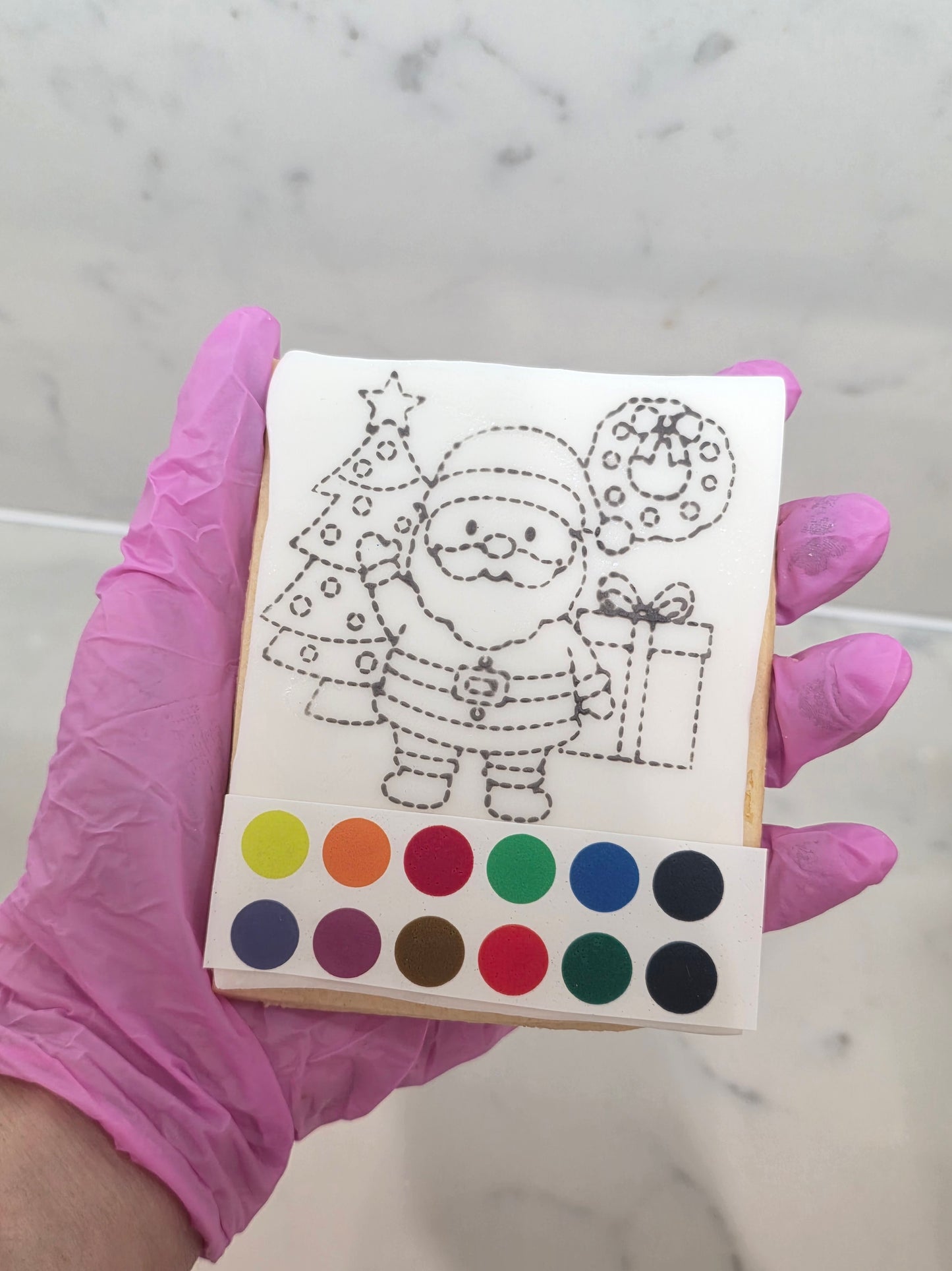 Paint Your Own Giant Cookie - Dinosaur Edition - Christmas