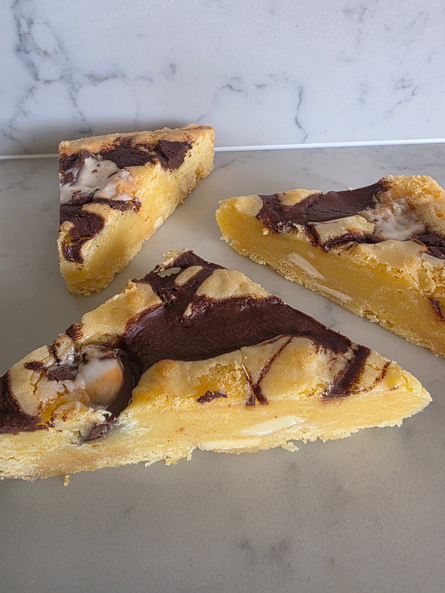 GLUTEN FREE - Cadbury Creme Egg and Nutella Blondie