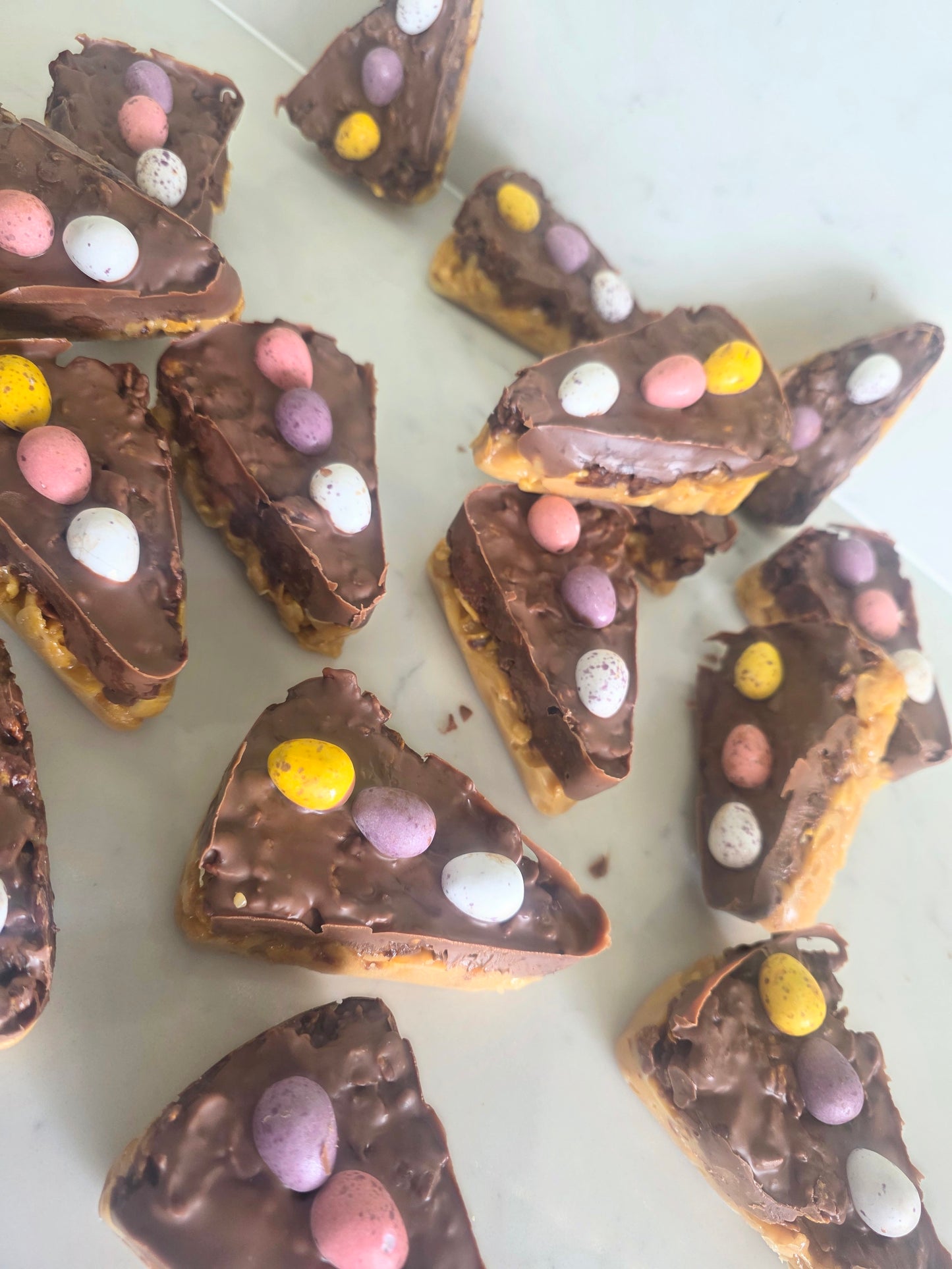 GLUTEN FREE Mini Egg Cornflake Slice