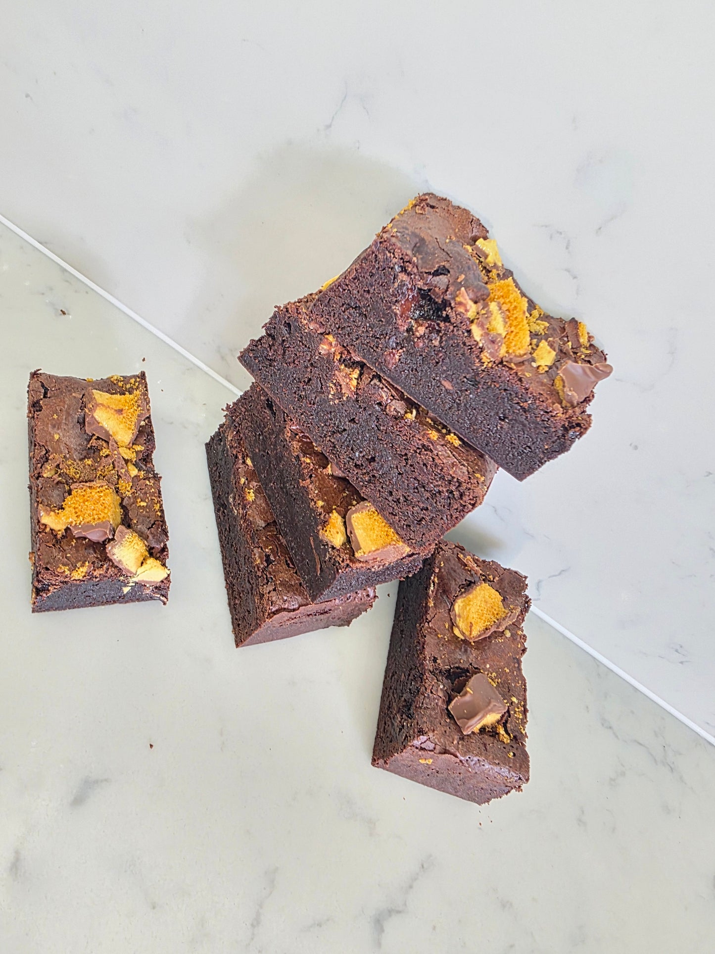 GLUTEN FREE Crunchie Brownie