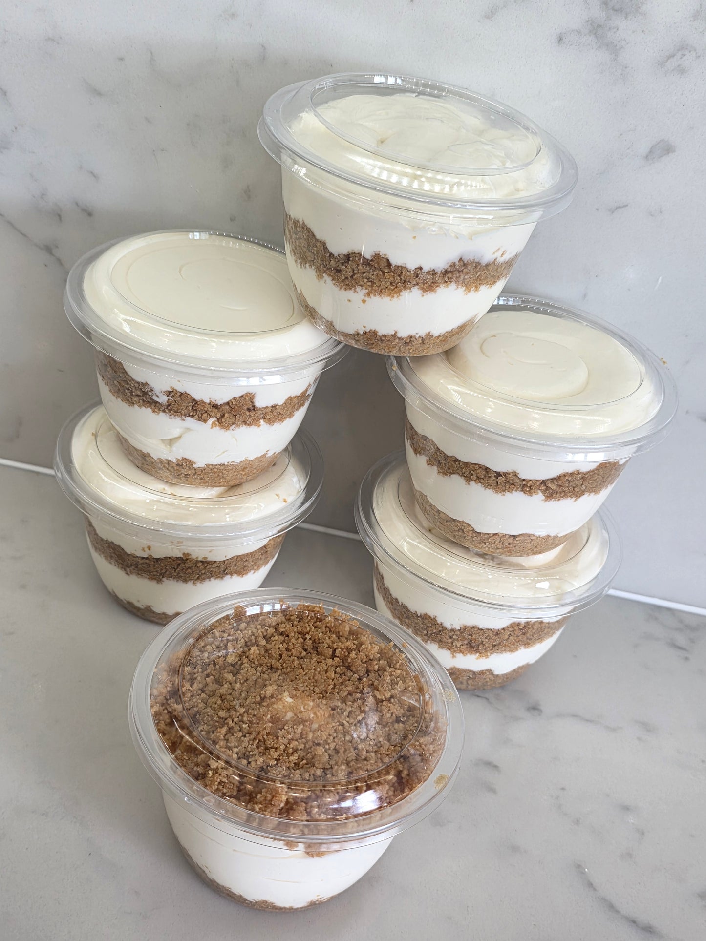GLUTEN FREE - Layered Vanilla Cheesecake Pot - COLLECTION ONLY