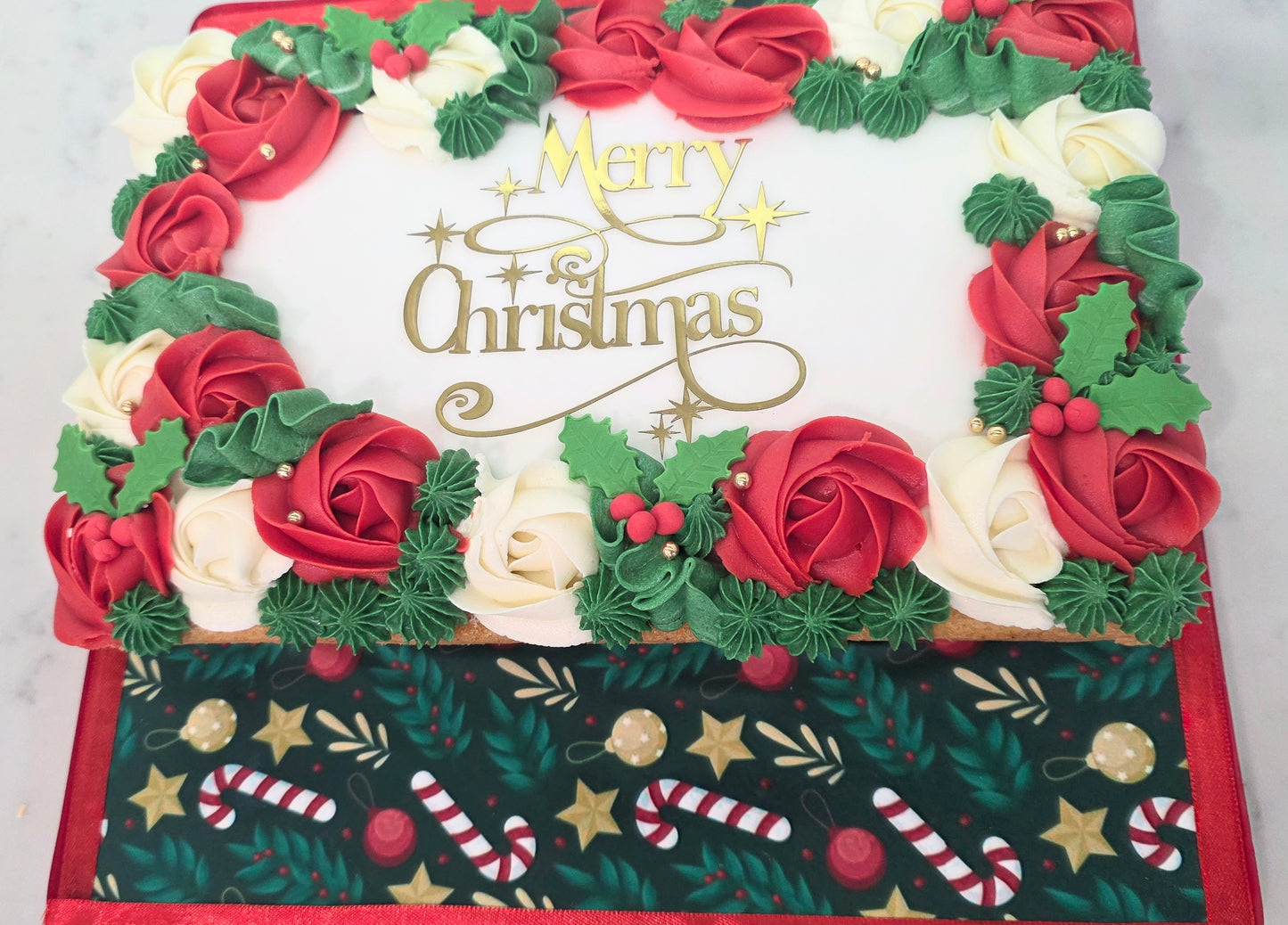 GLUTEN FREE - Christmas Cake - Vanilla