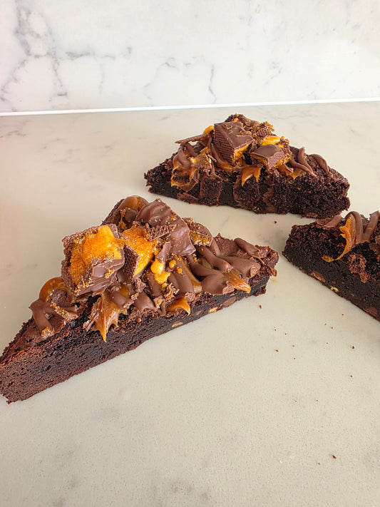 GLUTEN FREE Crunchie Brownie