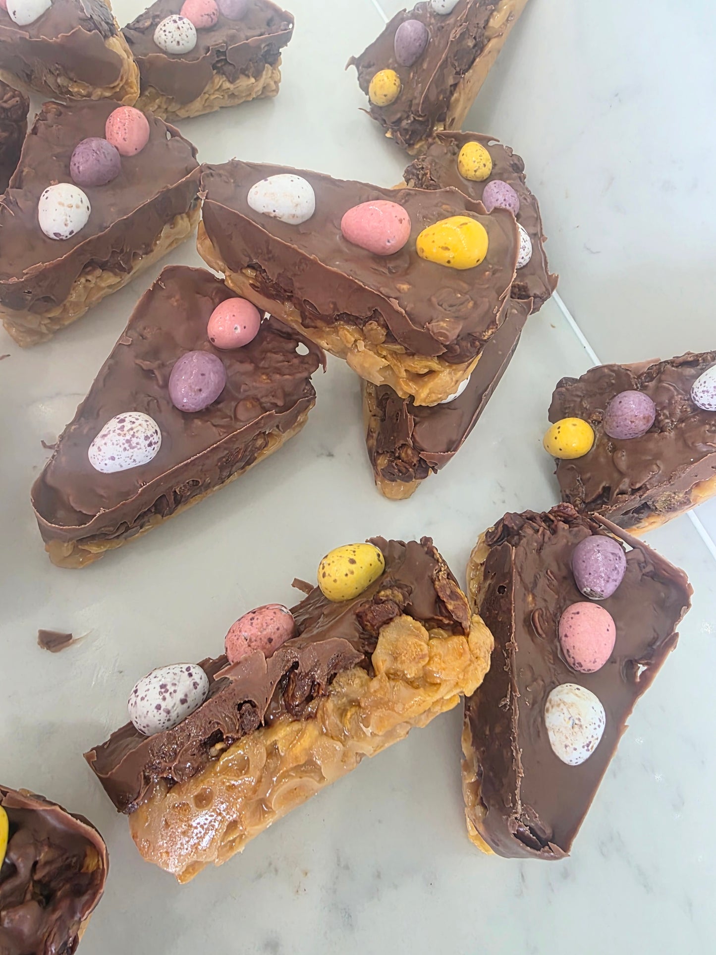 GLUTEN FREE Mini Egg Cornflake Slice