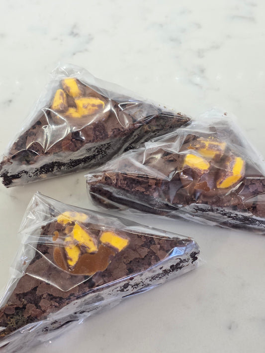 GLUTEN FREE Perky Nana Brownie - with Caramel