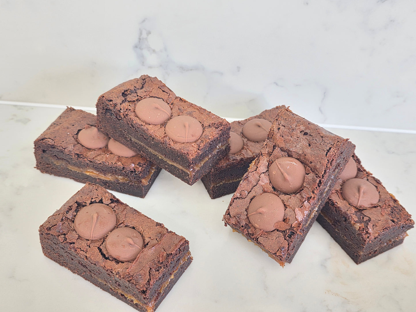 GLUTEN FREE Caramel Nibbles Brownie