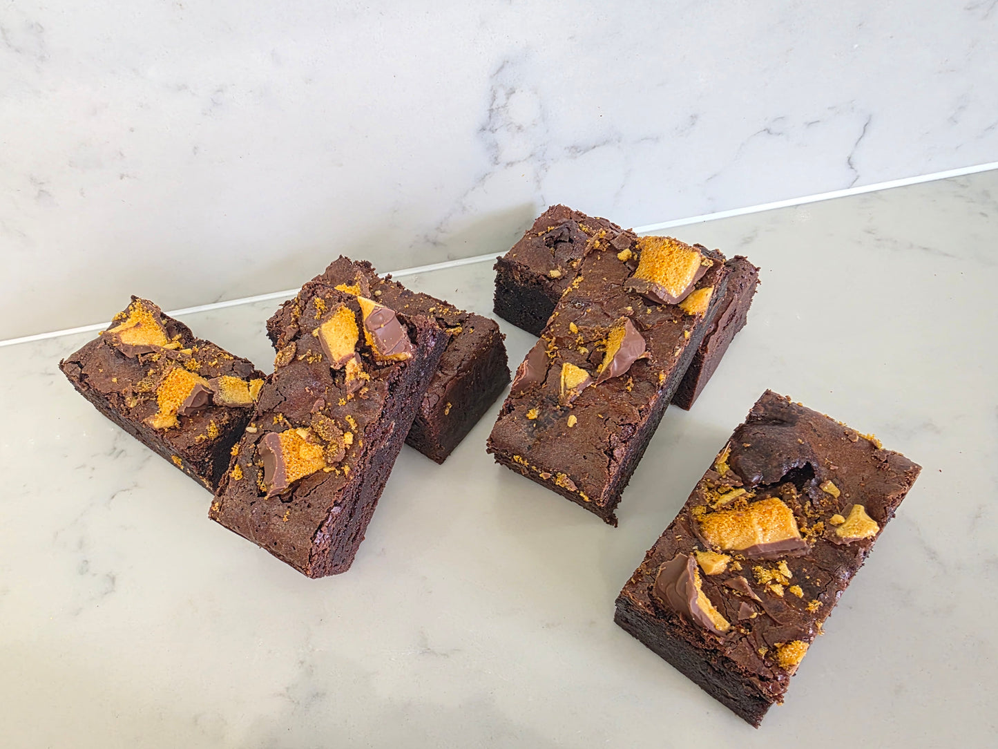GLUTEN FREE Crunchie Brownie