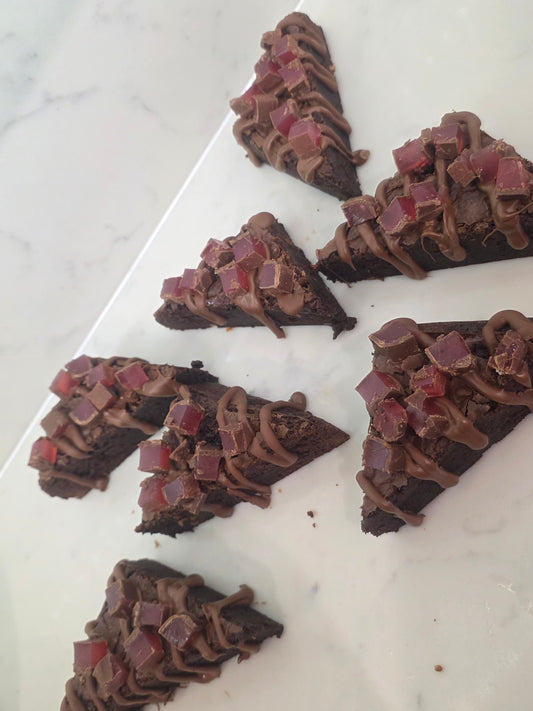 GLUTEN FREE Turkish Delight Brownie