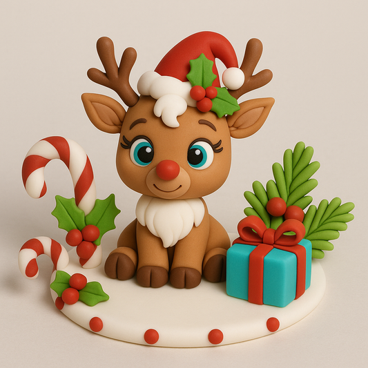 Christmas sugarpaste topper class - 4th December 2025 - 9:30-1:30pm