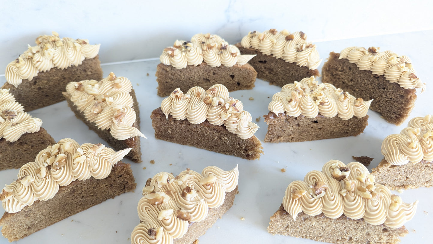 GLUTEN FREE - Coffee and Walnut Cake