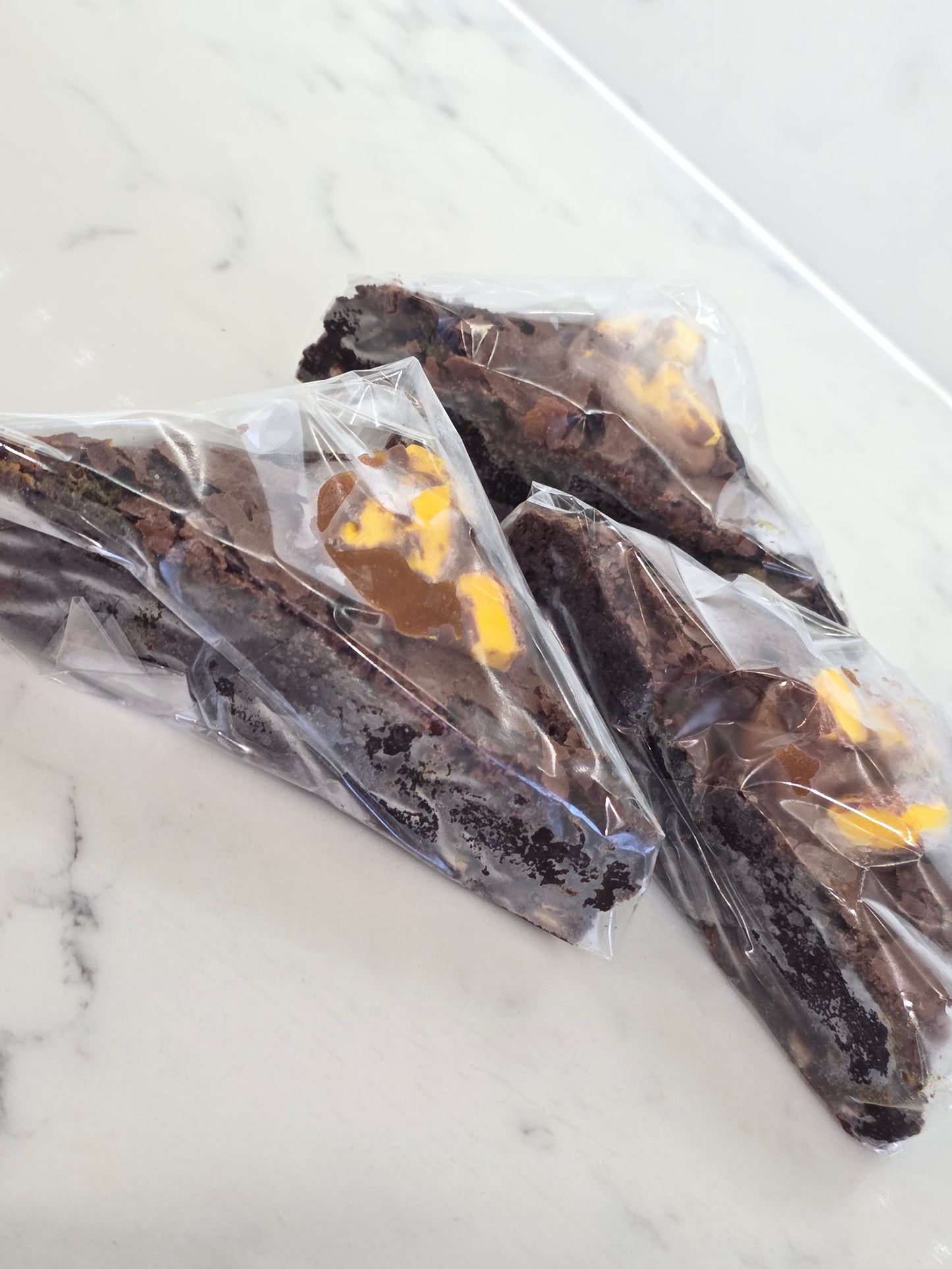 GLUTEN FREE Perky Nana Brownie - with Caramel