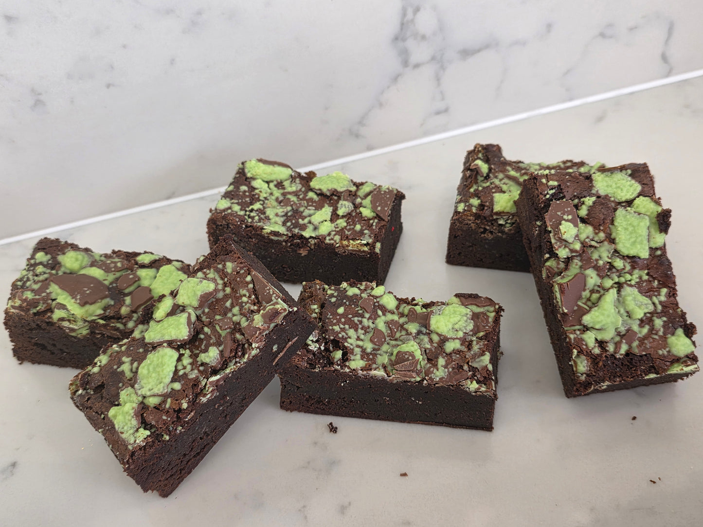 GLUTEN FREE Mint Aero Brownie