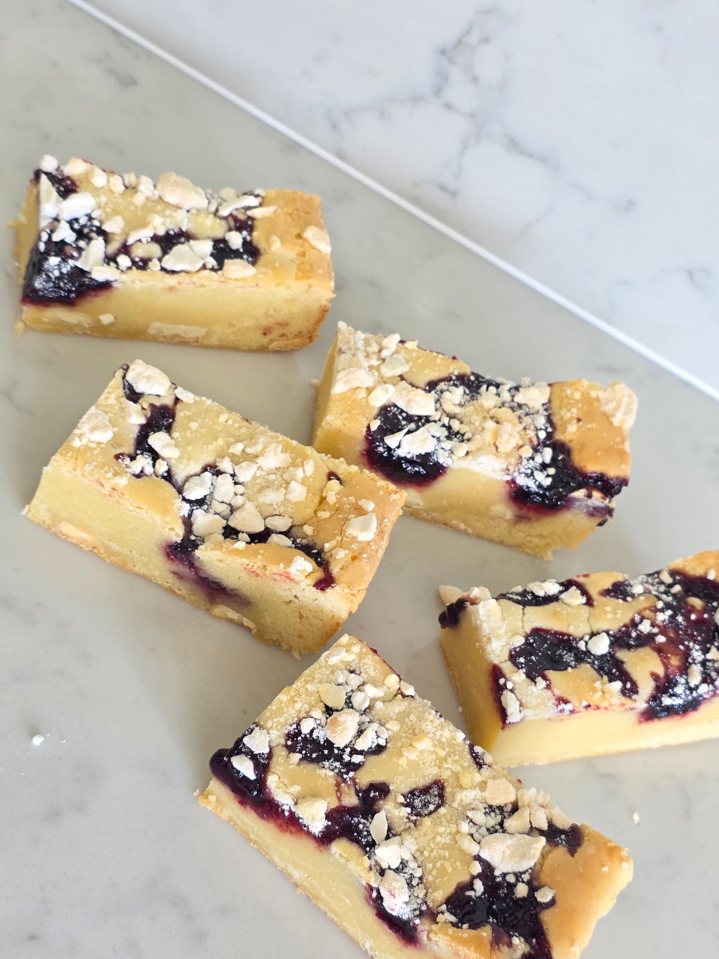 GLUTEN FREE - Cherry Meringue Blondie