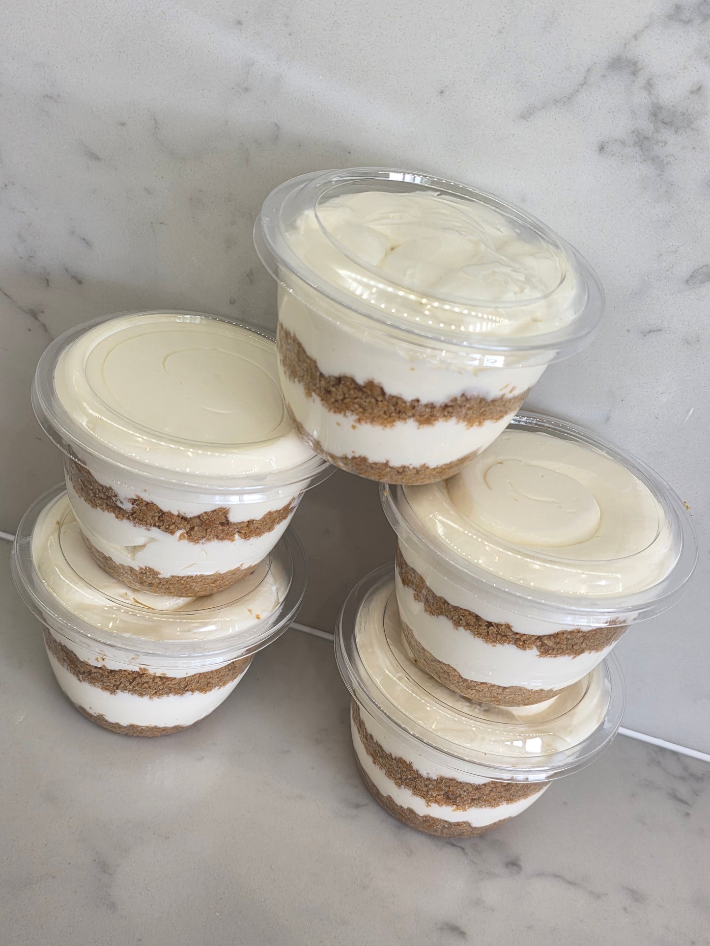 GLUTEN FREE - Layered Vanilla Cheesecake Pot - COLLECTION ONLY